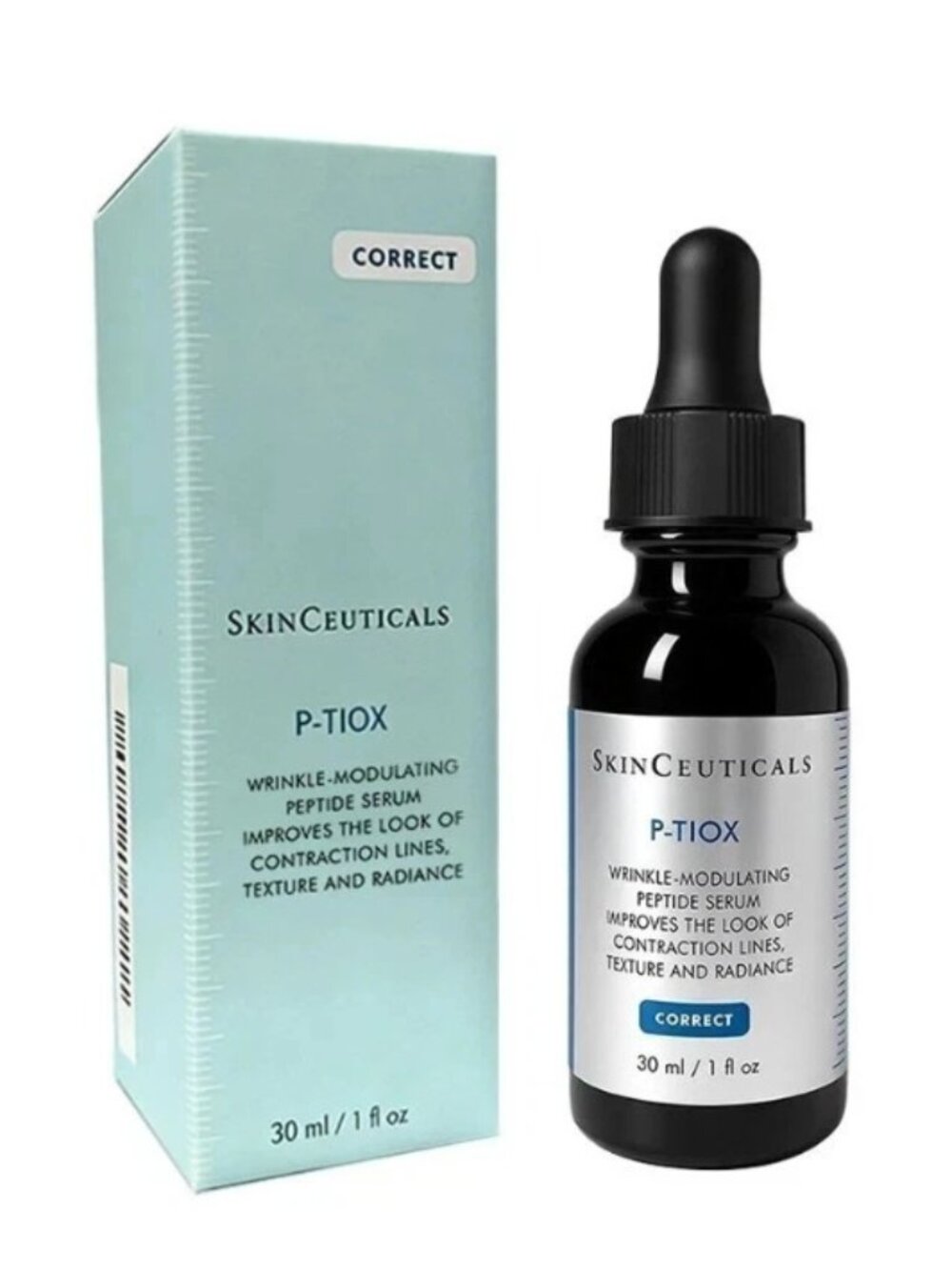 2X NEW Skinceuticals P-TIOX Wrinkle-Modulating Peptide Serum 1 fl oz/30ml SEALED - Picture 4 of 4
